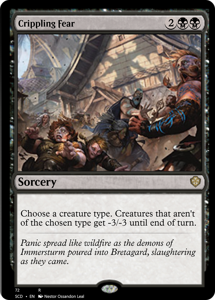 Crippling Fear [Starter Commander Decks] | Jomio and Rueliete's Cards and Comics