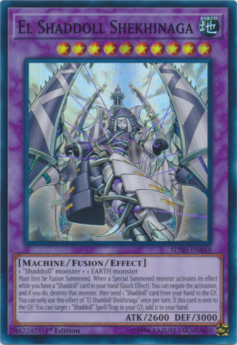 El Shaddoll Shekhinaga [SDSH-EN048] Super Rare | Jomio and Rueliete's Cards and Comics