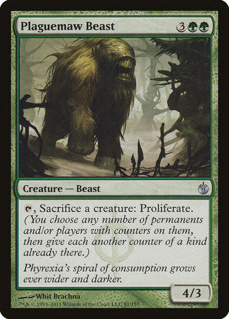 Plaguemaw Beast [Mirrodin Besieged] | Jomio and Rueliete's Cards and Comics