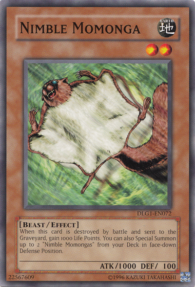 Nimble Momonga [DLG1-EN072] Common | Jomio and Rueliete's Cards and Comics
