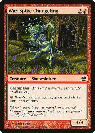 War-Spike Changeling [Modern Masters] | Jomio and Rueliete's Cards and Comics