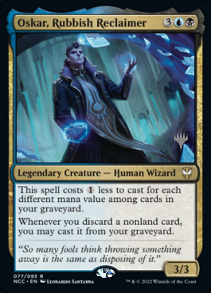 Oskar, Rubbish Reclaimer (Promo Pack) [Streets of New Capenna Commander Promos] | Jomio and Rueliete's Cards and Comics