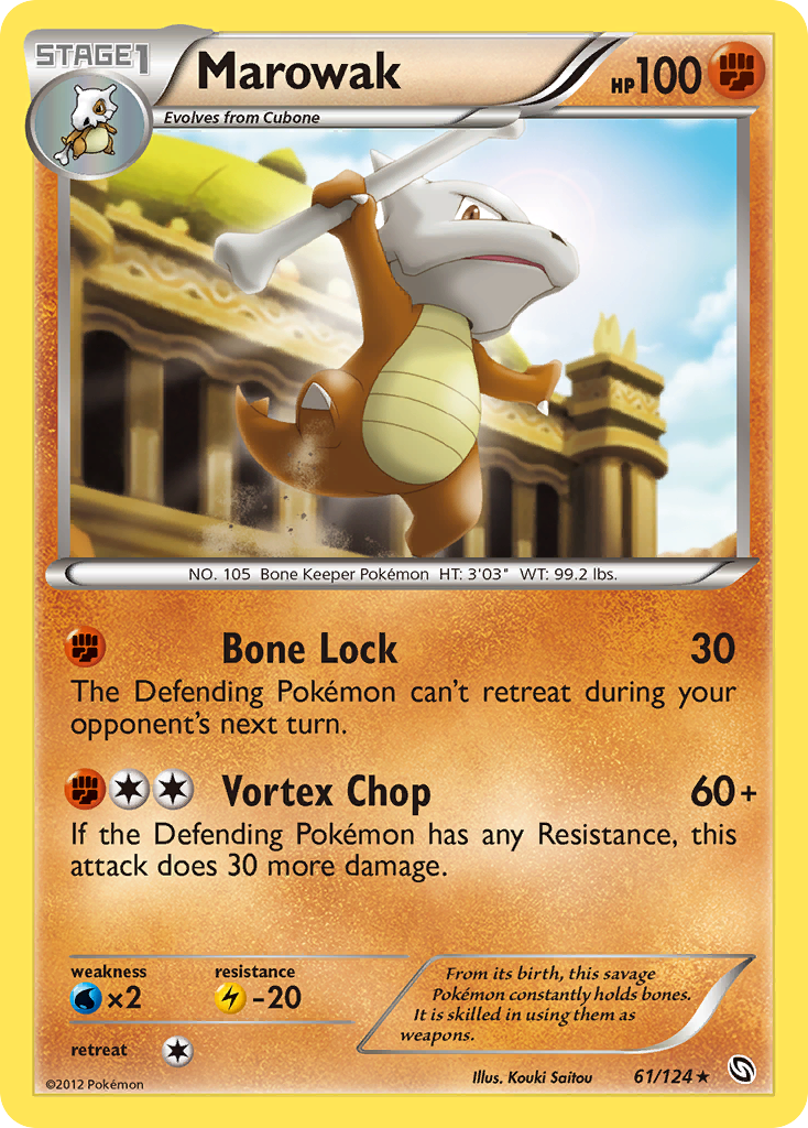 Marowak (61/124) [Black & White: Dragons Exalted] | Jomio and Rueliete's Cards and Comics