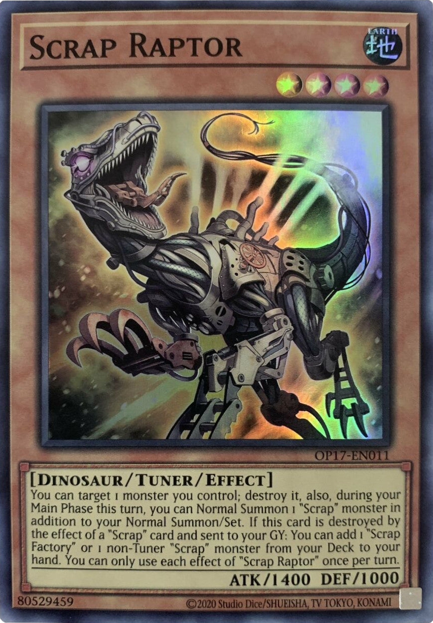 Scrap Raptor [OP17-EN011] Super Rare | Jomio and Rueliete's Cards and Comics
