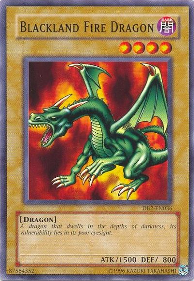 Blackland Fire Dragon [DB2-EN036] Common | Jomio and Rueliete's Cards and Comics