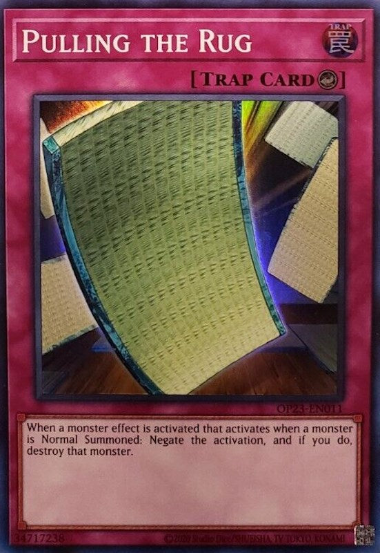 Pulling the Rug [OP23-EN011] Super Rare | Jomio and Rueliete's Cards and Comics