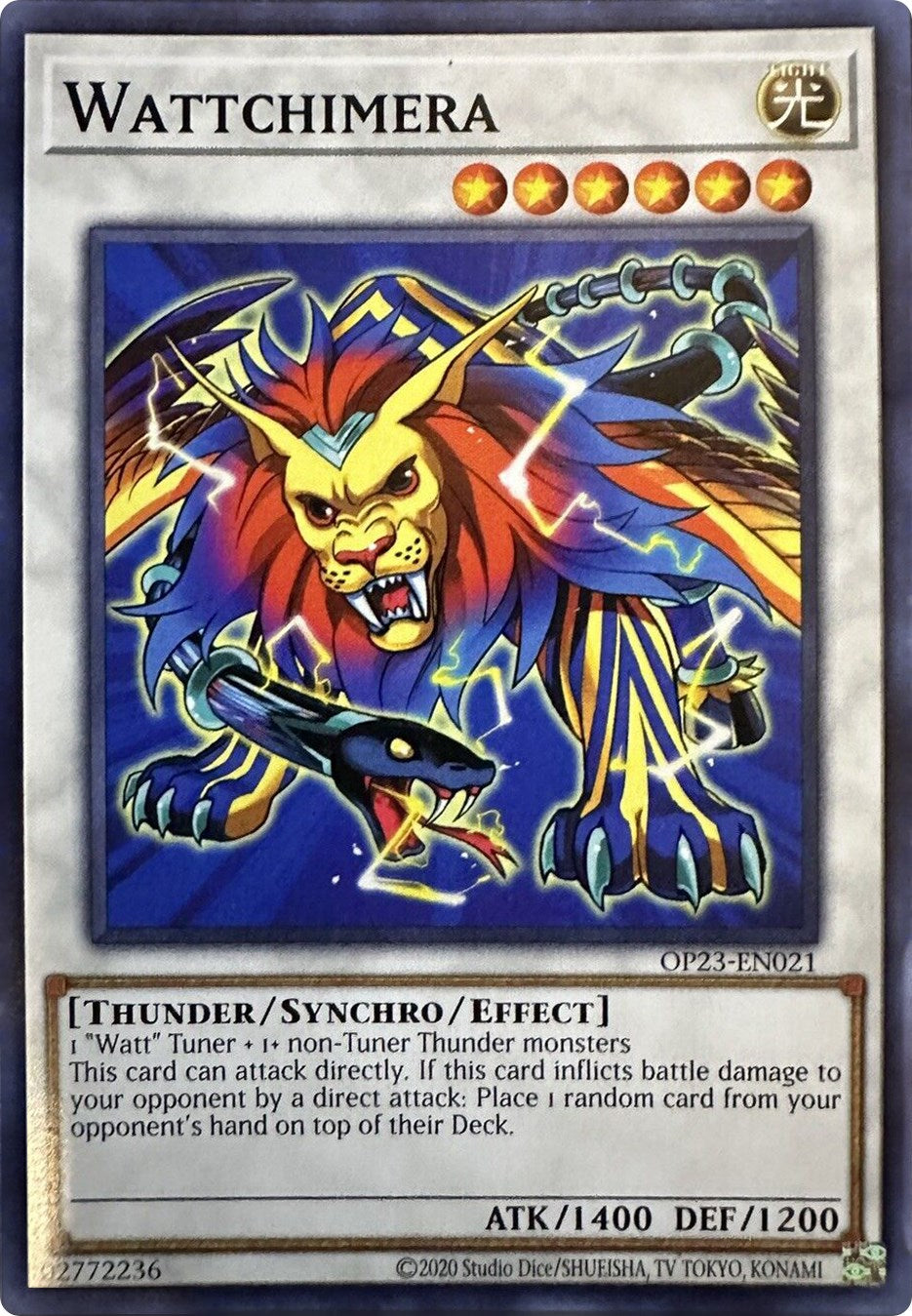 Wattchimera [OP23-EN021] Common | Jomio and Rueliete's Cards and Comics