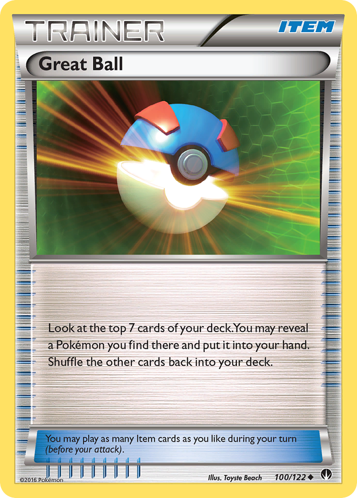 Great Ball (100/122) [XY: BREAKpoint] | Jomio and Rueliete's Cards and Comics