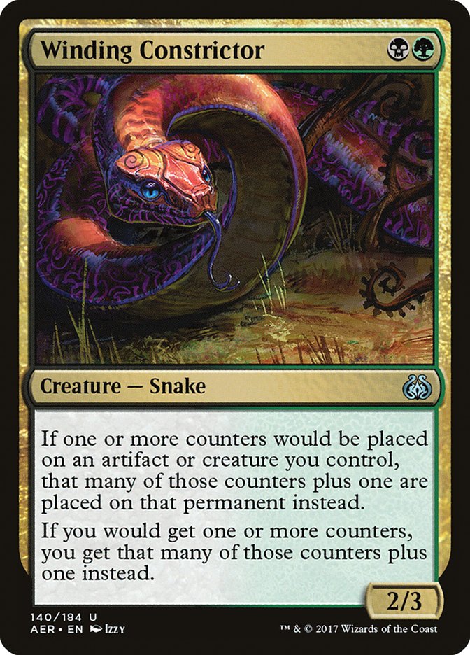Winding Constrictor [Aether Revolt] | Jomio and Rueliete's Cards and Comics