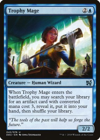 Trophy Mage [Duel Decks: Elves vs. Inventors] | Jomio and Rueliete's Cards and Comics