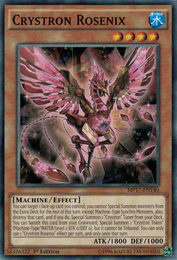 Crystron Rosenix [MP17-EN140] Common | Jomio and Rueliete's Cards and Comics