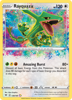 Rayquaza (138/185) [Sword & Shield: Vivid Voltage] | Jomio and Rueliete's Cards and Comics