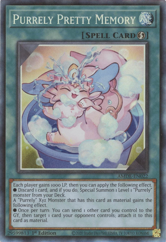 Purrely Pretty Memory [AMDE-EN022] Collector's Rare | Jomio and Rueliete's Cards and Comics