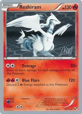 Reshiram (26/114) (Reshiphlosion - Christopher Kan) [World Championships 2011] | Jomio and Rueliete's Cards and Comics