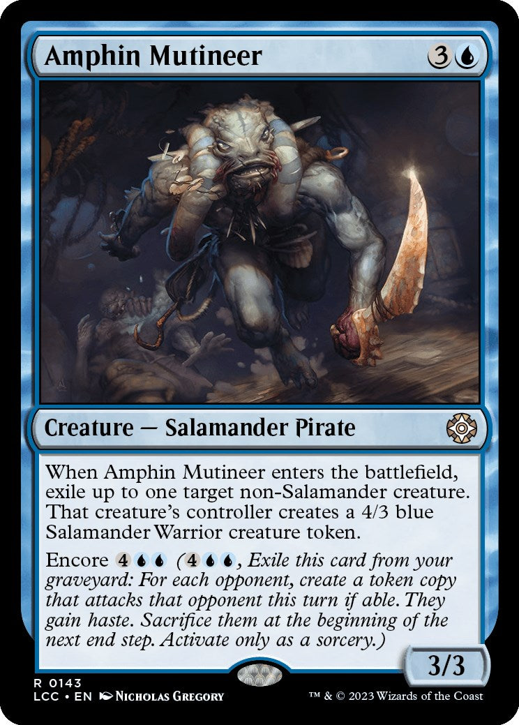 Amphin Mutineer [The Lost Caverns of Ixalan Commander] | Jomio and Rueliete's Cards and Comics