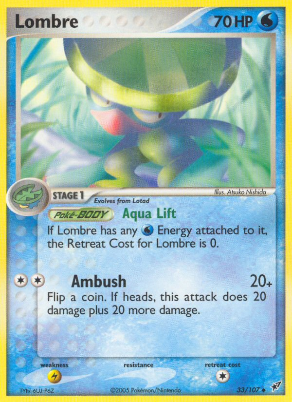 Lombre (33/107) [EX: Deoxys] | Jomio and Rueliete's Cards and Comics