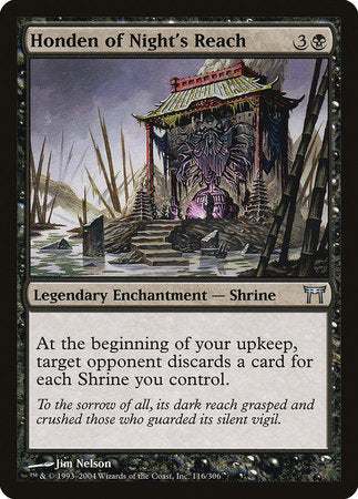 Honden of Night's Reach [Champions of Kamigawa] | Jomio and Rueliete's Cards and Comics