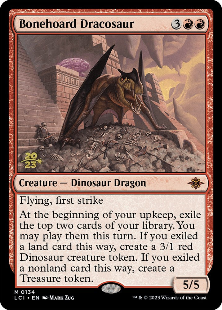 Bonehoard Dracosaur [The Lost Caverns of Ixalan Prerelease Cards] | Jomio and Rueliete's Cards and Comics