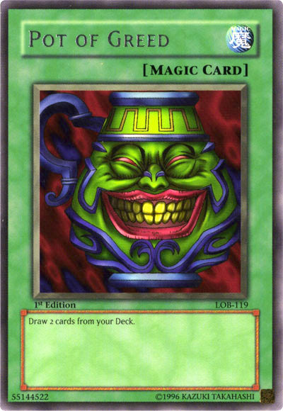 Pot of Greed [LOB-119] Rare | Jomio and Rueliete's Cards and Comics