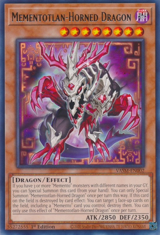 Mementotlan-Horned Dragon [VASM-EN002] Rare | Jomio and Rueliete's Cards and Comics