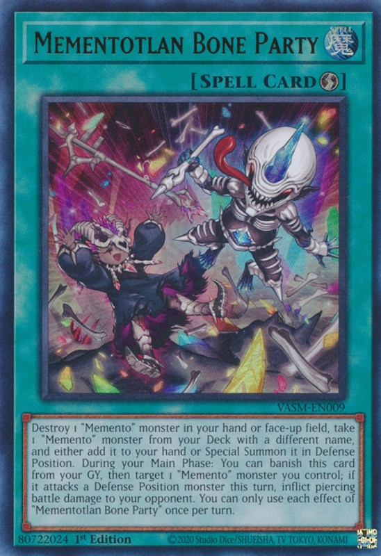 Mementotlan Bone Party [VASM-EN009] Ultra Rare | Jomio and Rueliete's Cards and Comics