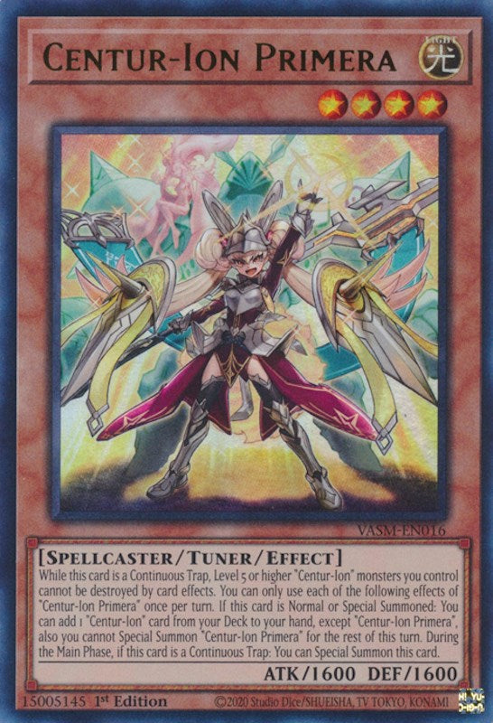 Centur-Ion Primera [VASM-EN016] Ultra Rare | Jomio and Rueliete's Cards and Comics