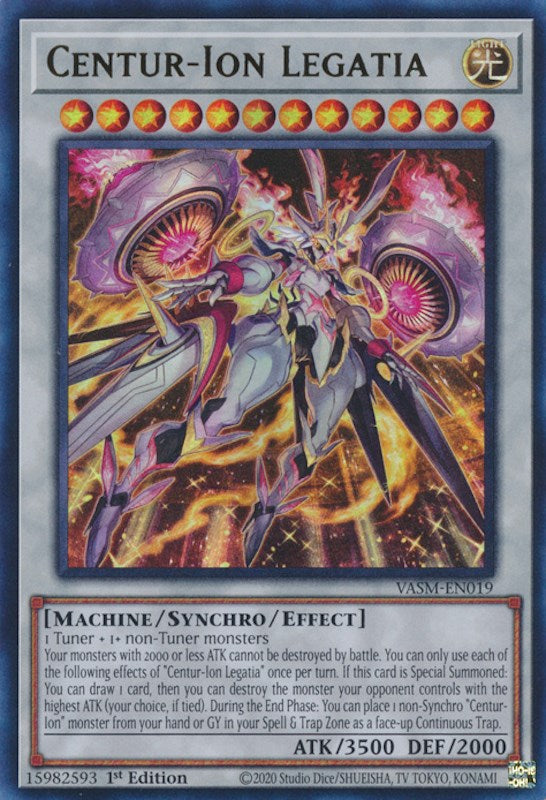 Centur-Ion Legatia [VASM-EN019] Ultra Rare | Jomio and Rueliete's Cards and Comics