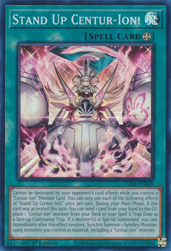 Stand Up Centur-Ion! [VASM-EN020] Super Rare | Jomio and Rueliete's Cards and Comics