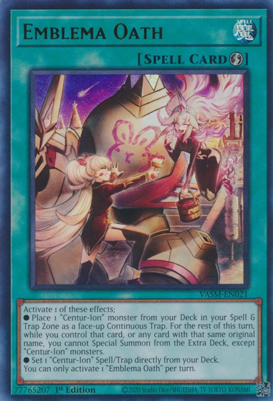 Emblema Oath [VASM-EN021] Ultra Rare | Jomio and Rueliete's Cards and Comics
