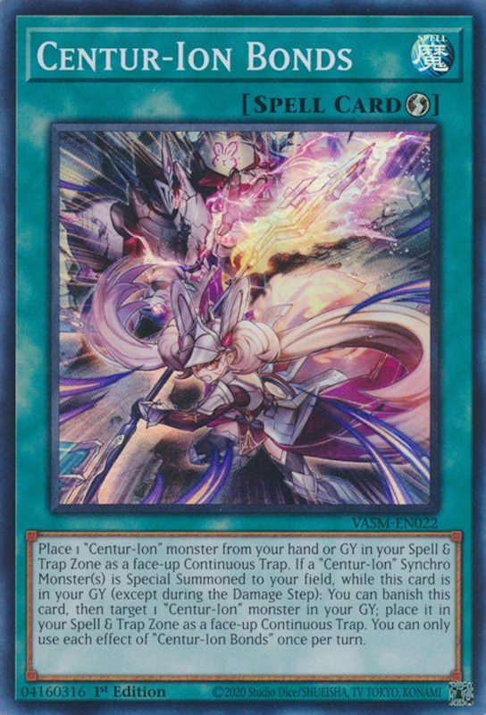 Centur-Ion Bonds [VASM-EN022] Super Rare | Jomio and Rueliete's Cards and Comics