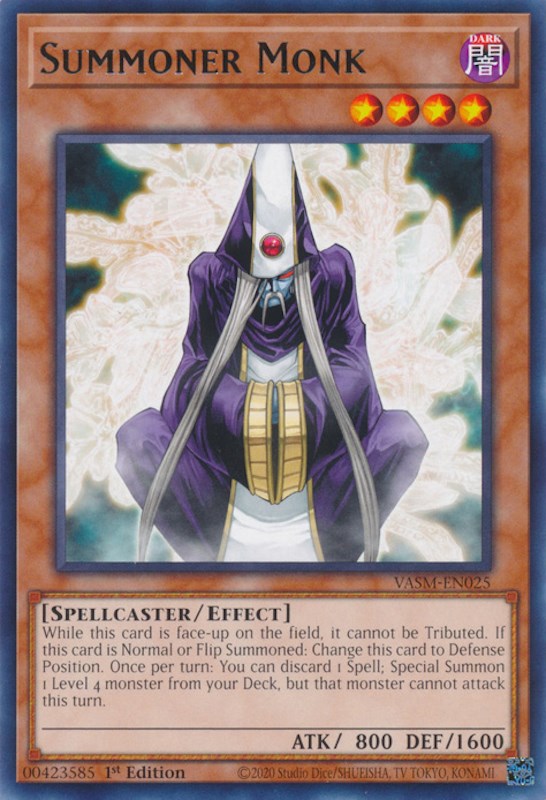 Summoner Monk [VASM-EN025] Rare | Jomio and Rueliete's Cards and Comics