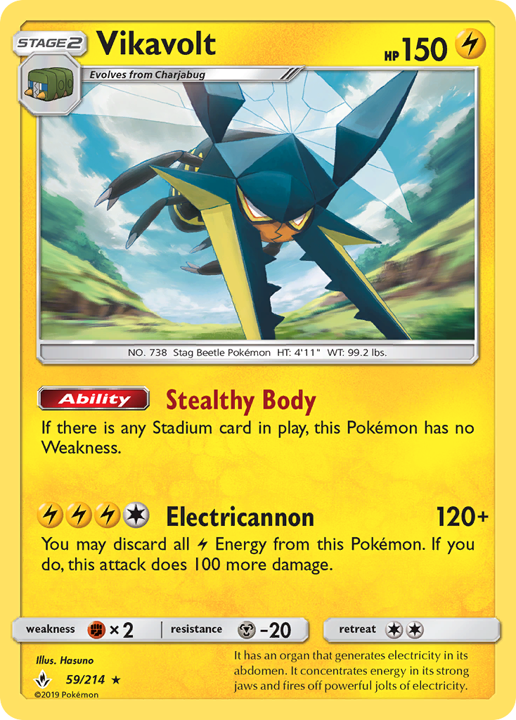 Vikavolt (59/214) [Sun & Moon: Unbroken Bonds] | Jomio and Rueliete's Cards and Comics