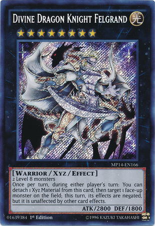 Divine Dragon Knight Felgrand [MP14-EN166] Secret Rare | Jomio and Rueliete's Cards and Comics