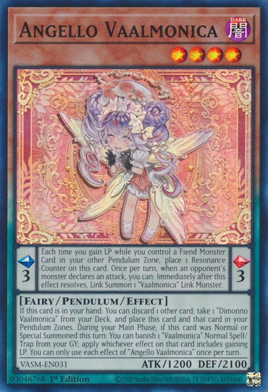 Angello Vaalmonica [VASM-EN031] Super Rare | Jomio and Rueliete's Cards and Comics