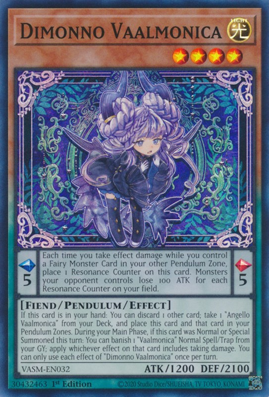 Dimonno Vaalmonica [VASM-EN032] Super Rare | Jomio and Rueliete's Cards and Comics