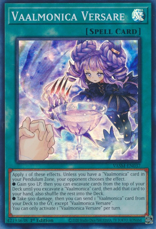 Vaalmonica Versare [VASM-EN037] Super Rare | Jomio and Rueliete's Cards and Comics