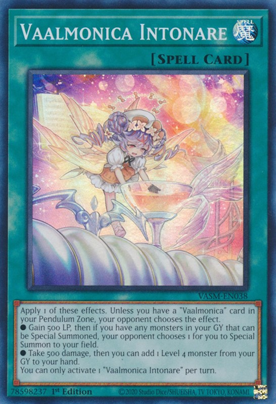 Vaalmonica Intonare [VASM-EN038] Super Rare | Jomio and Rueliete's Cards and Comics