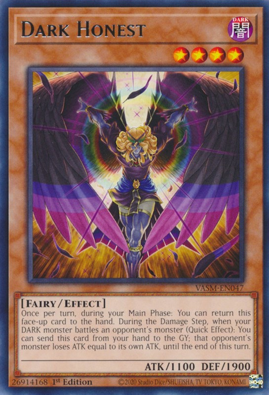 Dark Honest [VASM-EN047] Rare | Jomio and Rueliete's Cards and Comics