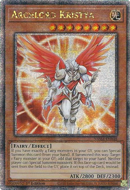 Archlord Kristya (Quarter Century Secret Rare) [VASM-EN048] Quarter Century Secret Rare | Jomio and Rueliete's Cards and Comics