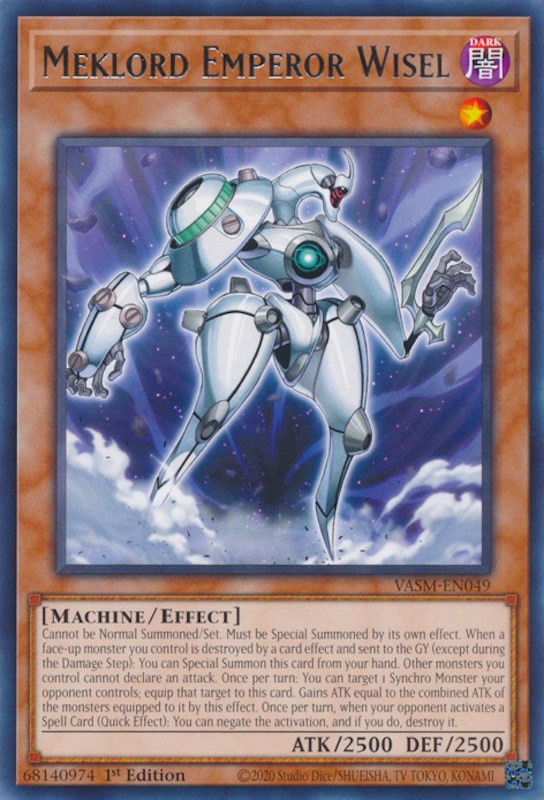 Meklord Emperor Wisel [VASM-EN049] Rare | Jomio and Rueliete's Cards and Comics