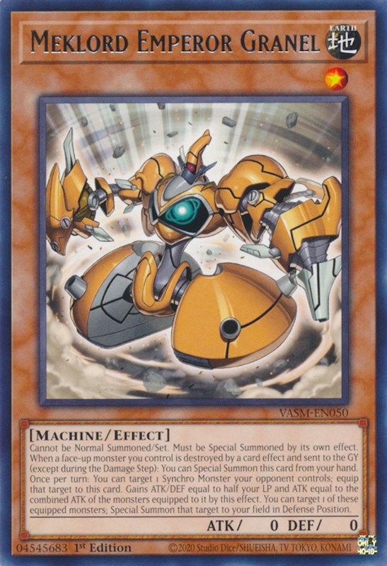 Meklord Emperor Granel [VASM-EN050] Rare | Jomio and Rueliete's Cards and Comics