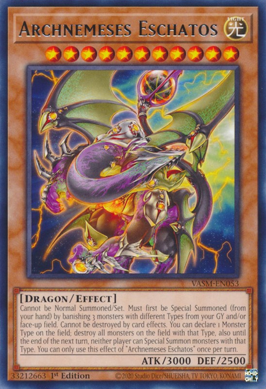 Archnemeses Eschatos [VASM-EN053] Rare | Jomio and Rueliete's Cards and Comics
