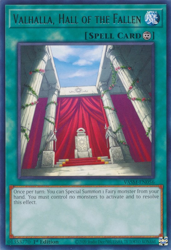 Valhalla, Hall of the Fallen [VASM-EN056] Rare | Jomio and Rueliete's Cards and Comics