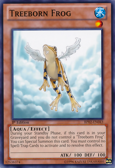 Treeborn Frog [BP02-EN043] Mosaic Rare | Jomio and Rueliete's Cards and Comics