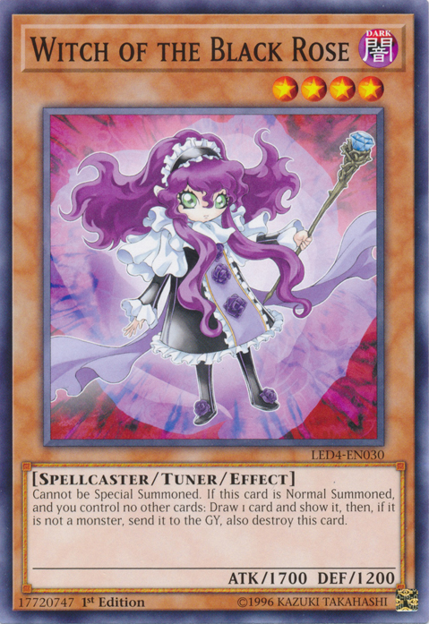 Witch of the Black Rose [LED4-EN030] Common | Jomio and Rueliete's Cards and Comics