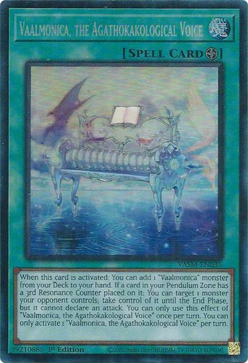 Vaalmonica, the Agathokakological Voice (CR) [VASM-EN035] Collector's Rare | Jomio and Rueliete's Cards and Comics