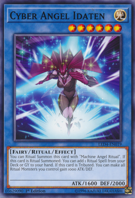 Cyber Angel Idaten [LED4-EN019] Common | Jomio and Rueliete's Cards and Comics