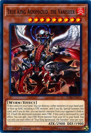 True King Agnimazud, the Vanisher [SDSB-EN014] Common | Jomio and Rueliete's Cards and Comics