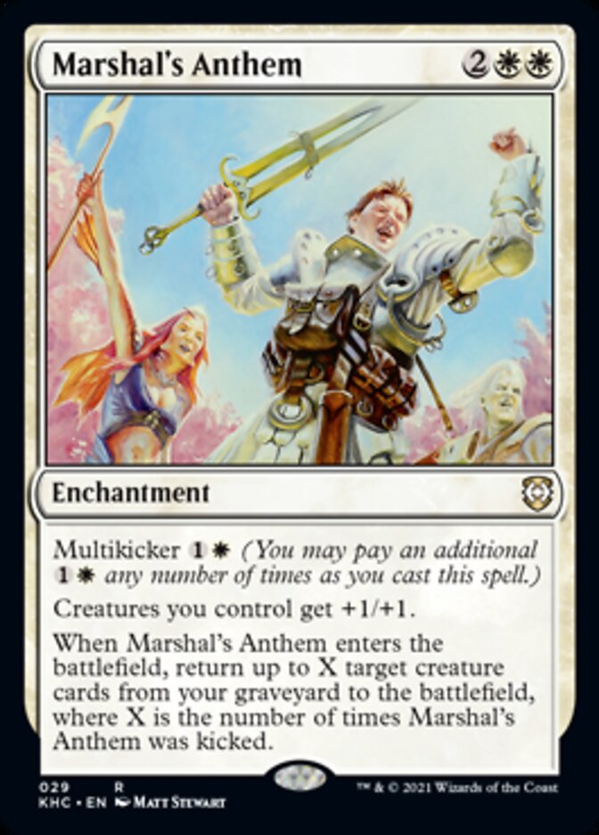 Marshal's Anthem [Kaldheim Commander] | Jomio and Rueliete's Cards and Comics