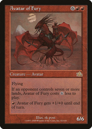 Avatar of Fury [Prophecy] | Jomio and Rueliete's Cards and Comics
